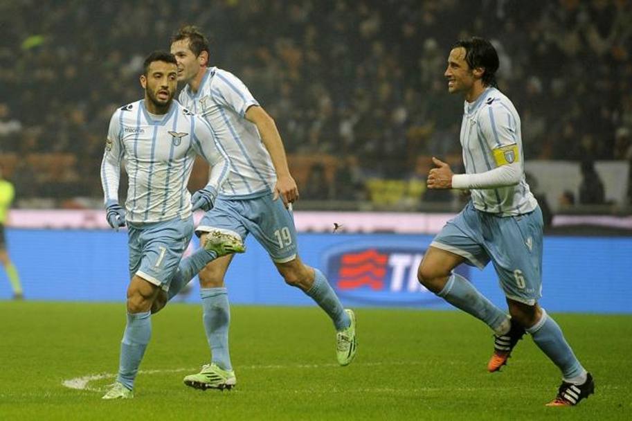 Parte benissimo la Lazio grazie a uno straordinario Felipe Anderson, alla prima doppietta in Serie A. LaPresse